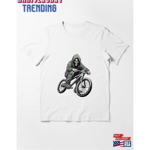 Grim Reaper Chilling Bmx Essential Tshirt Tee Classic